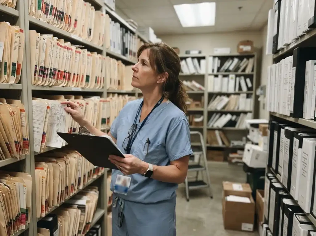 Nurse auditor roles and responsibilities - reviewing medical records for compliance