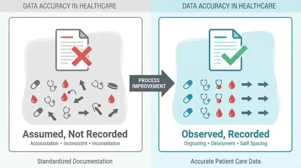 Checklist infographic of MDS documentation best practices for skilled nursing facilities